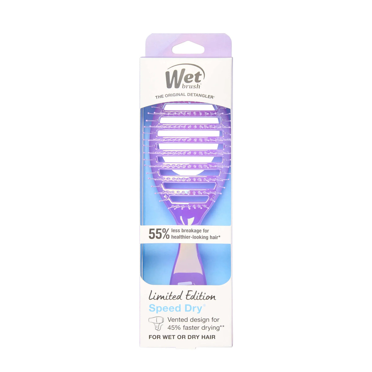 Wet Brush - Speed Dry Detangler Prismatic Glow Purple