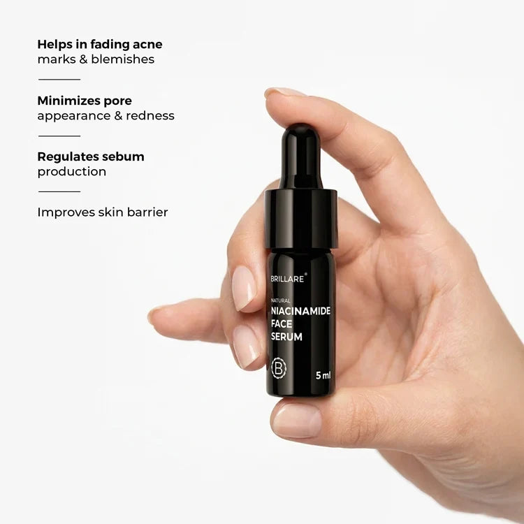 Brillare - Mini Niacinamide Face Serum For Smooth, Glowing Skin 5ml - Nexus hair