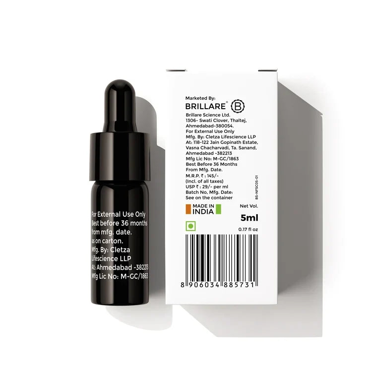 Brillare - Mini Niacinamide Face Serum For Smooth, Glowing Skin 5ml - Nexus hair