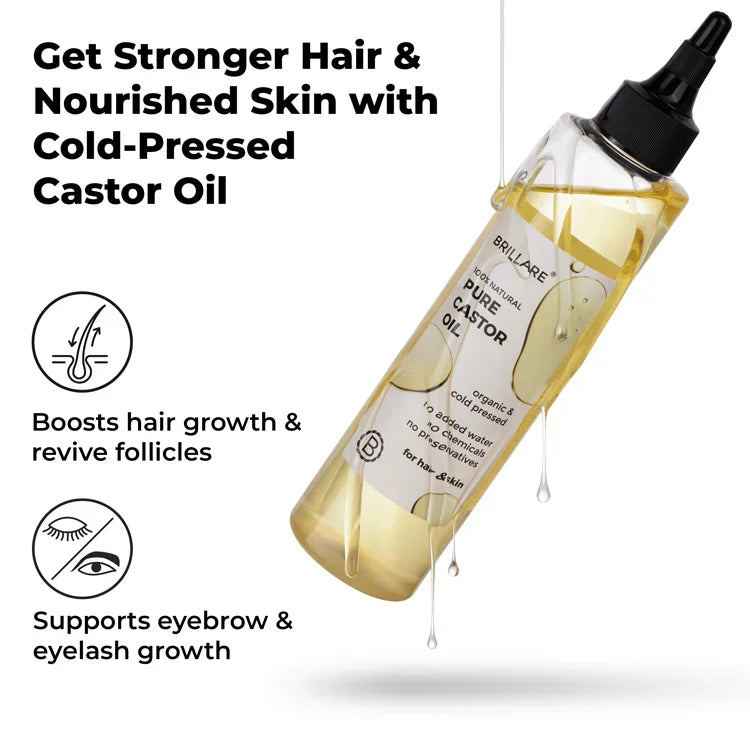 Brillare - Pure Castor Oil 200ml - Nexus hair
