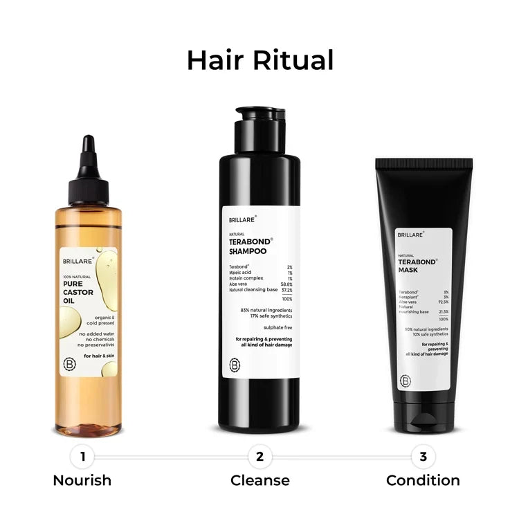 Brillare - Pure Castor Oil 200ml - Nexus hair
