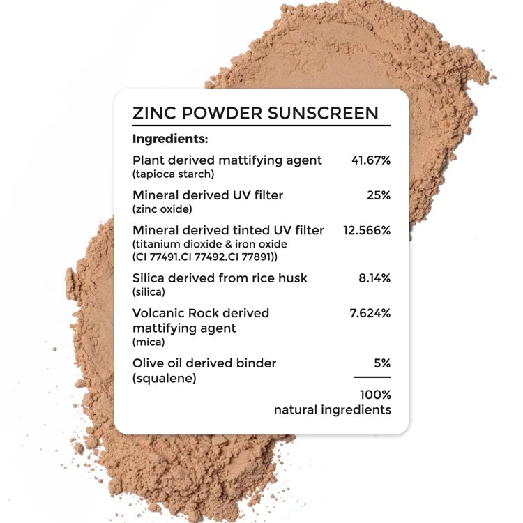 Brillare - Zinc Powder Sunscreen SPF50 Beige 4g - Nexus hair