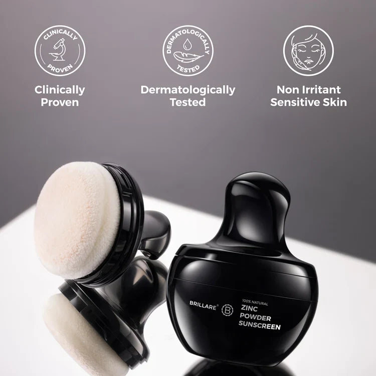 Brillare - Zinc Powder Sunscreen SPF50 Beige 4g - Nexus hair