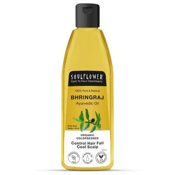 SoulFlower - Bhringraj Hair Growth Oil for Thick, Strong, and Healthy Hair 225ml - Nexus hair