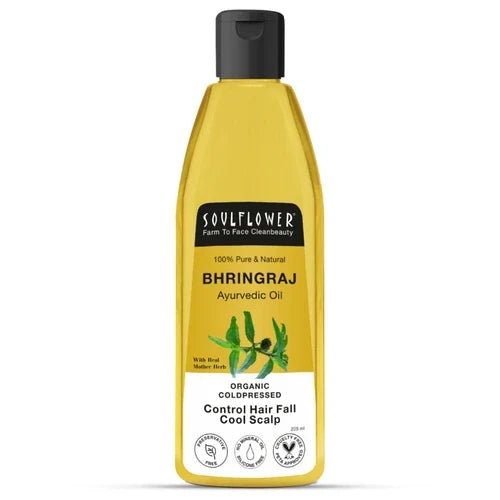 SoulFlower - Bhringraj Hair Growth Oil for Thick, Strong, and Healthy Hair 225ml - Nexus hair