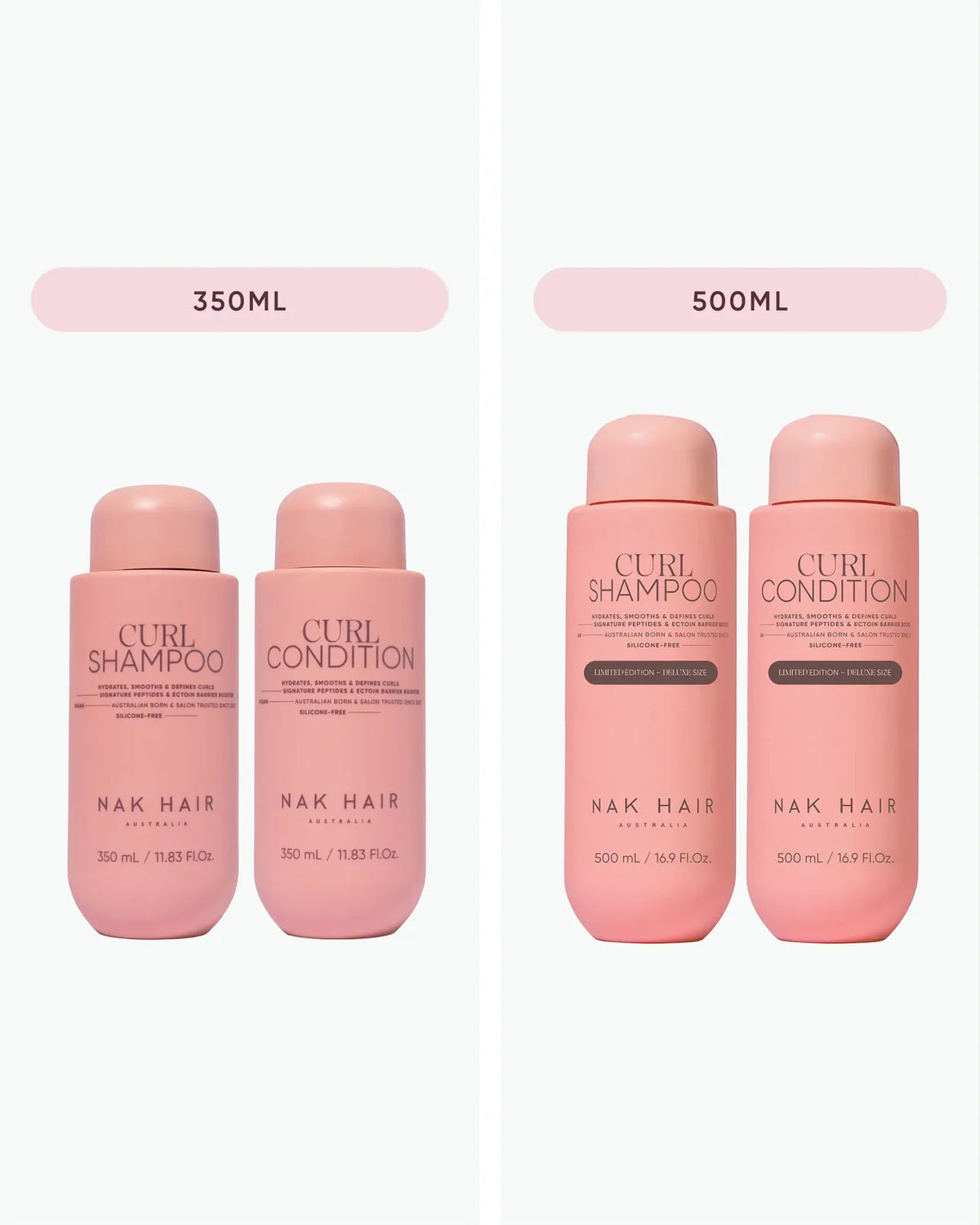 Nak Hair - Signature Curl 500ml Duo Gift Pack