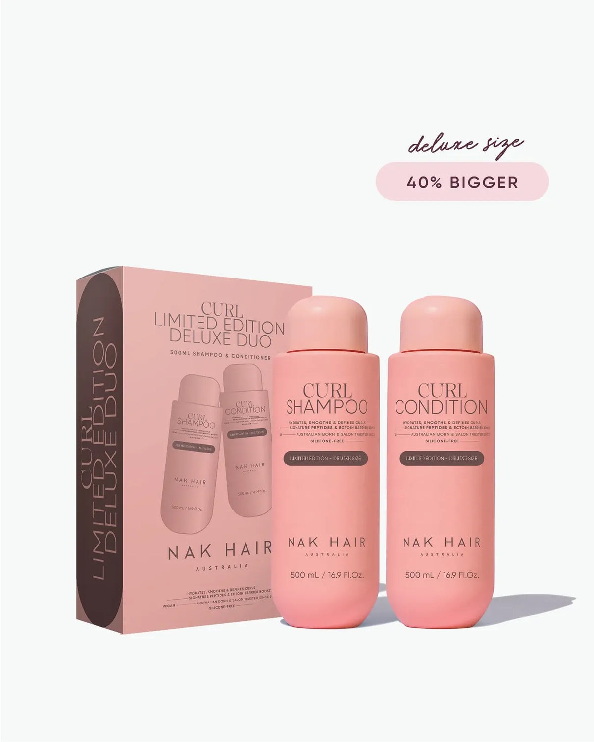 Nak Hair - Signature Curl 500ml Duo Gift Pack