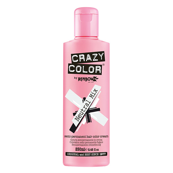 Crazy Color - Semi-Permanent Hair Color Neutral Mix 250ml