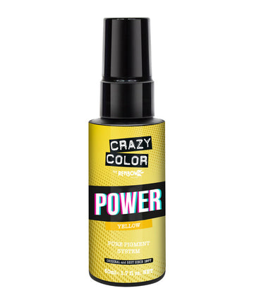 Crazy Color - Power Pure Pigments – Yellow 50ml (High Concentration Colour)