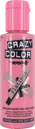 Crazy Color - Semi-Permanent Hair Color Platinum 100ml