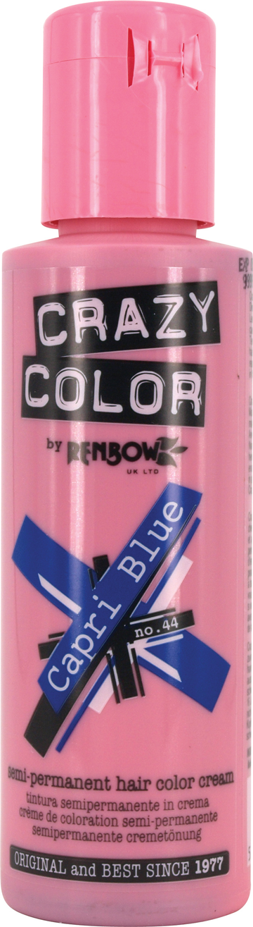 Crazy Color - Semi-Permanent Hair Color Capri Blue 100ml