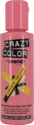 Crazy Color - Semi-Permanent Hair Color Canary Yellow 100ml