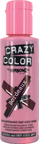 Crazy Color - Semi-Permanent Hair Color Bordeaux 100ml