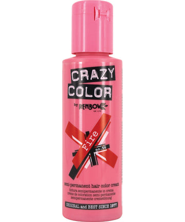 Crazy Color - Semi-Permanent Hair Color Fire 100ml