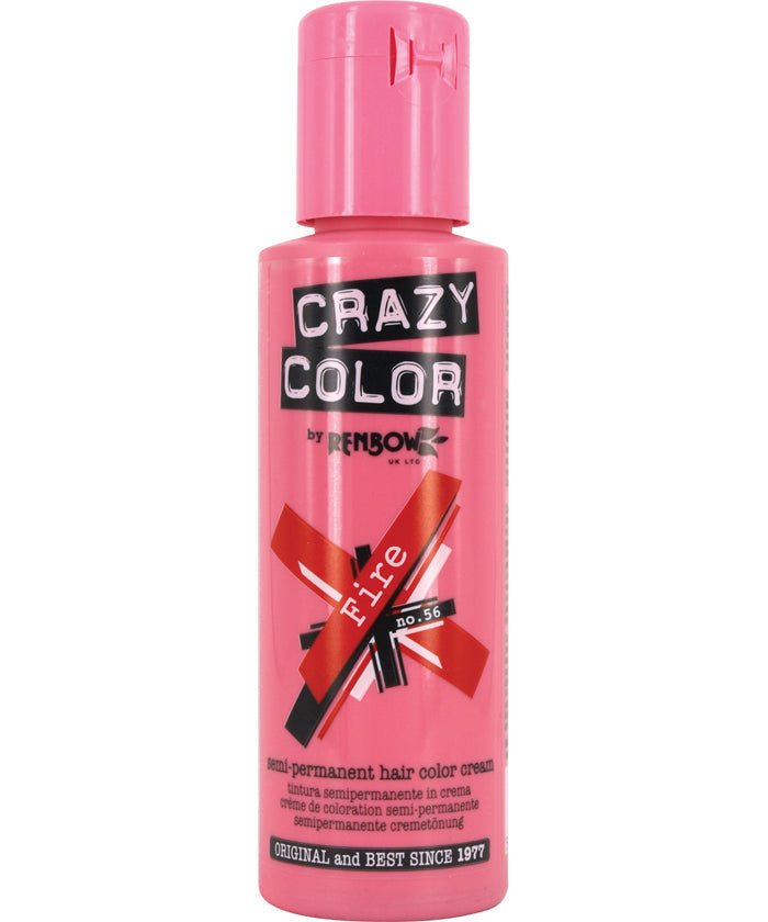 Crazy Color - Semi-Permanent Hair Color Fire 100ml