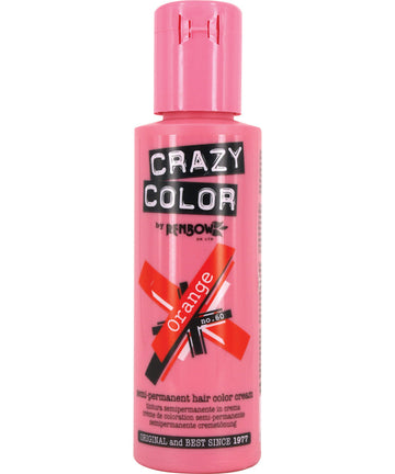 Crazy Color - Semi-Permanent Hair Color Orange 100ml