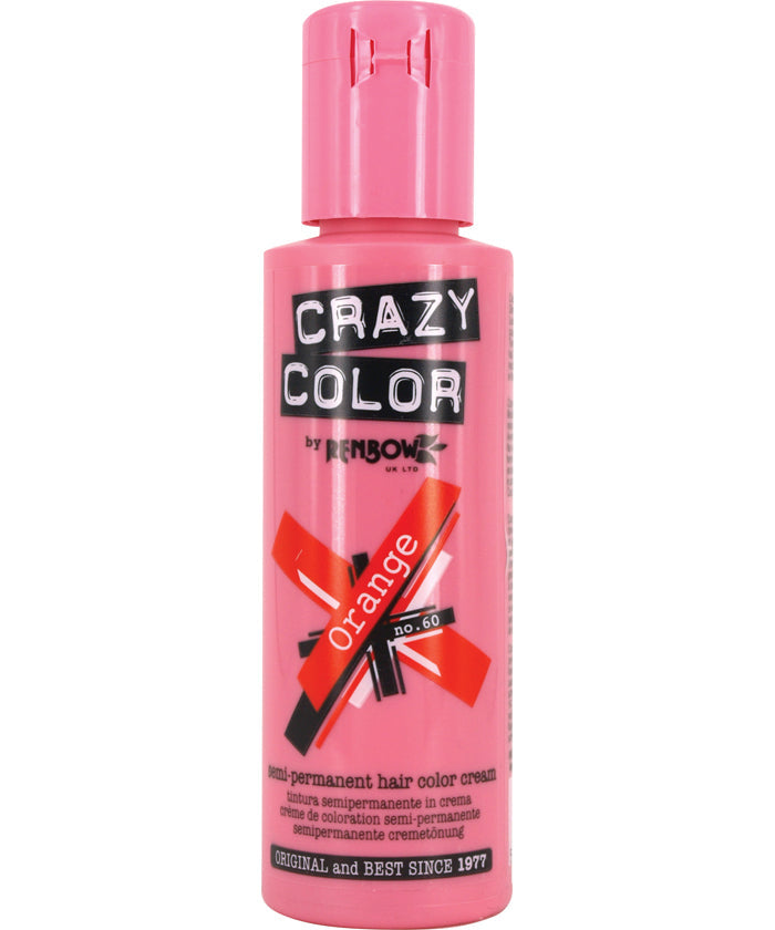 Crazy Color - Semi-Permanent Hair Color Orange 100ml