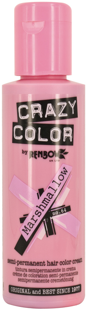 Crazy Color - Semi-Permanent Hair Color Marshmallow 100ml