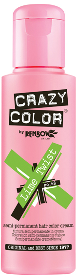 Crazy Color - Semi-Permanent Hair Color Lime Twist 100ml