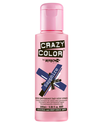 Crazy Color - Metallic Semi Permanent Hair Color Sapphire 100ml