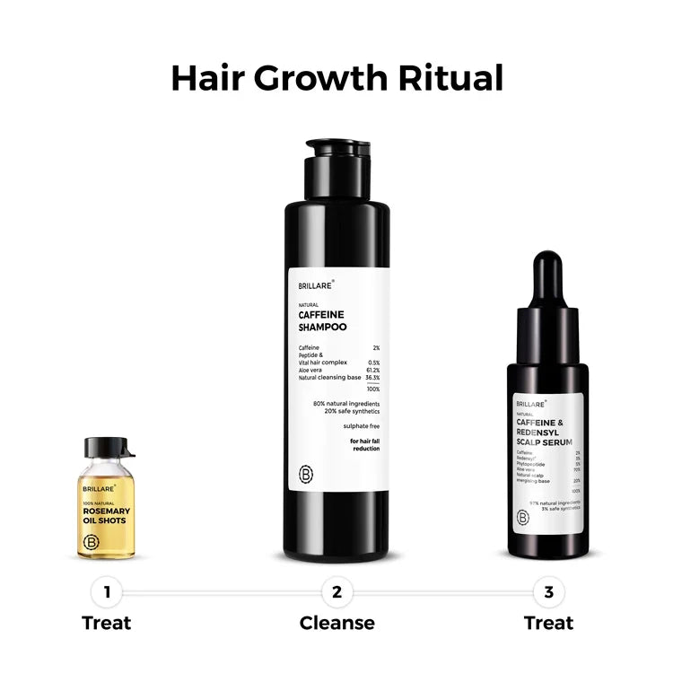 Brillare - Caffeine & Redensyl Scalp Serum For Hair Growth 30ml - Nexus hair