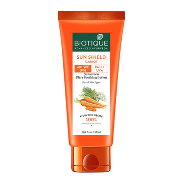 Biotique - Bio Carrot SPF40+ Sunscreen Ultra Soothing Face Lotion 50ml