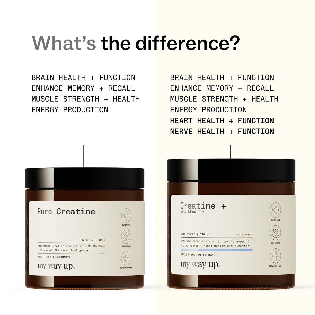 My Way Up - Creatine Plus 210g
