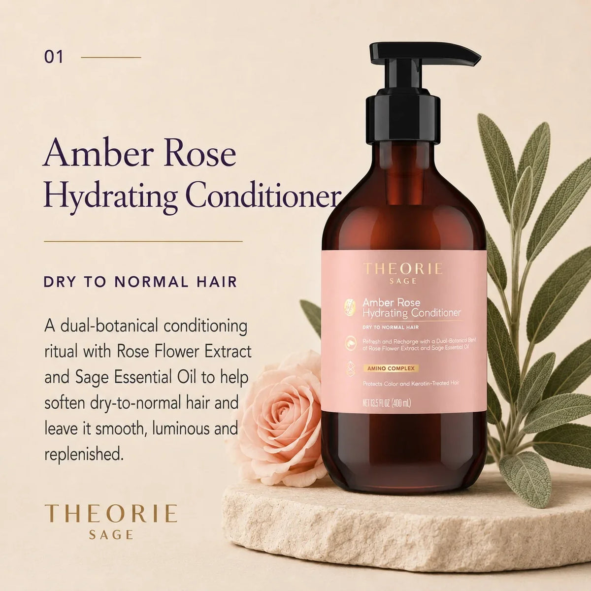Theorie - Amber Rose Conditioner 400ml