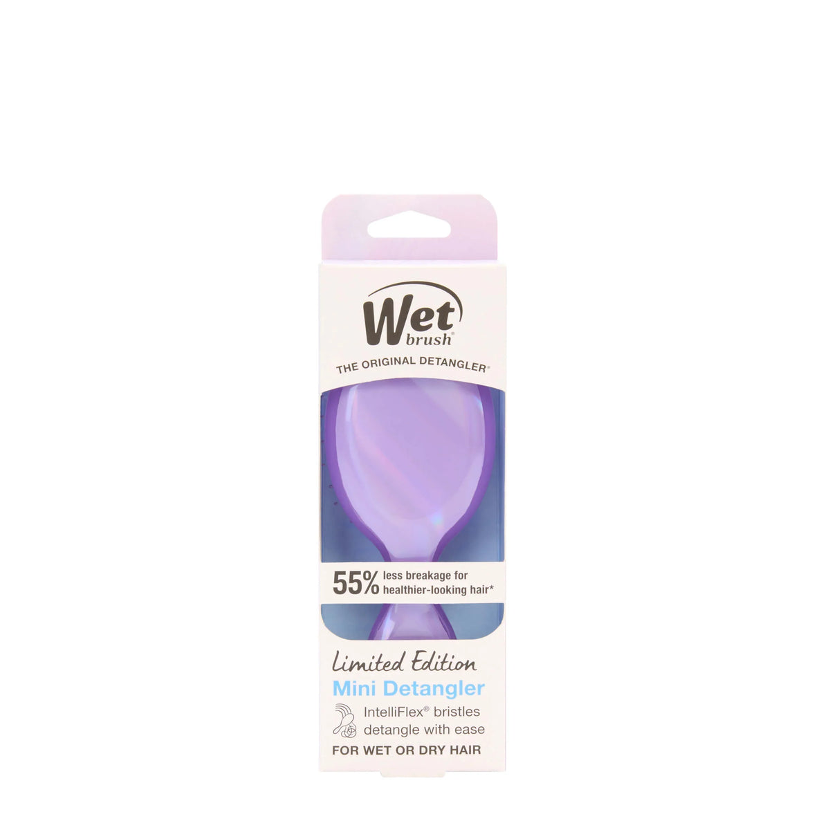 Wet Brush - Kids Mini Detangler Prismatic Glow Purple
