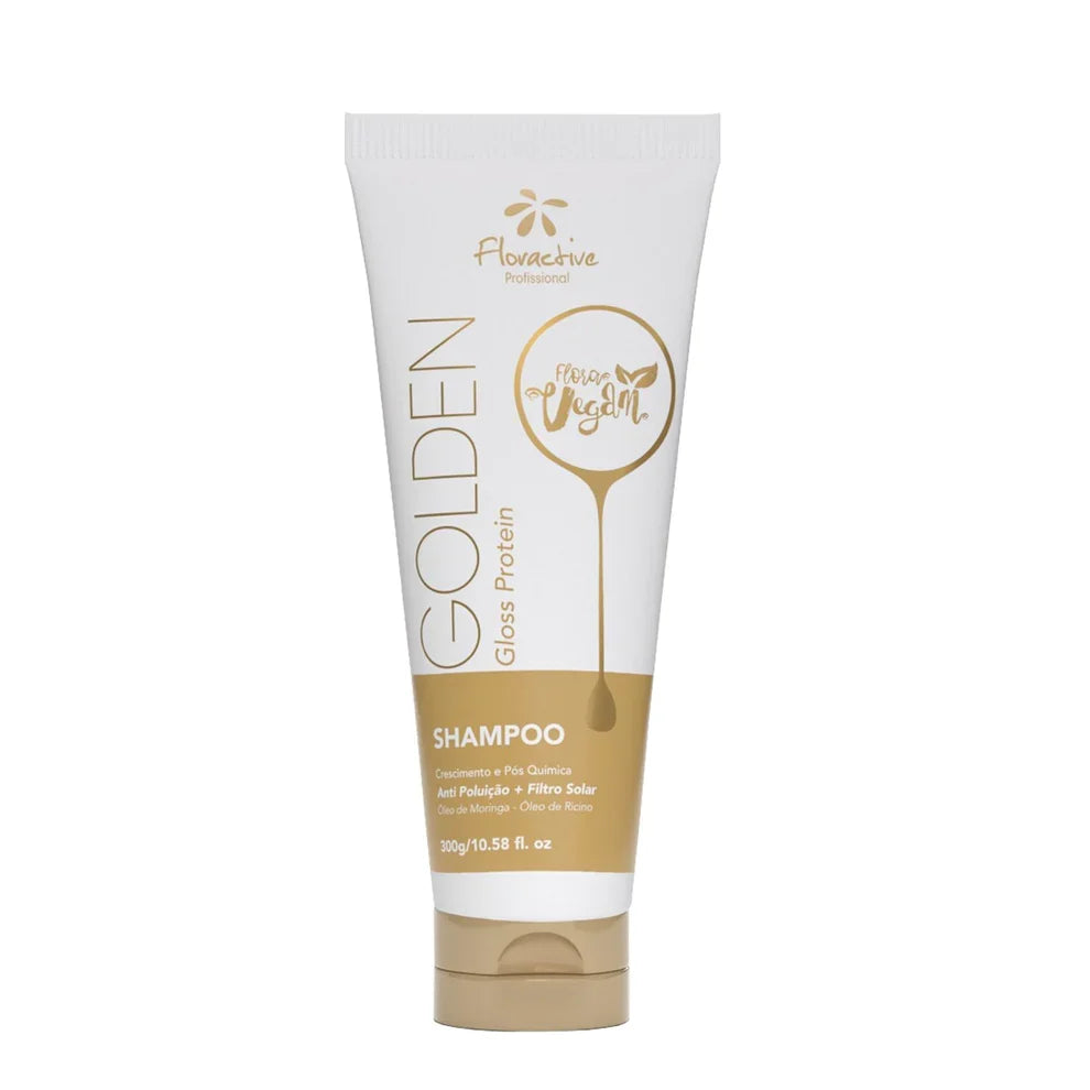 Floractive - Golden Gloss Protein Home Care Treatment Shampoo 300ml