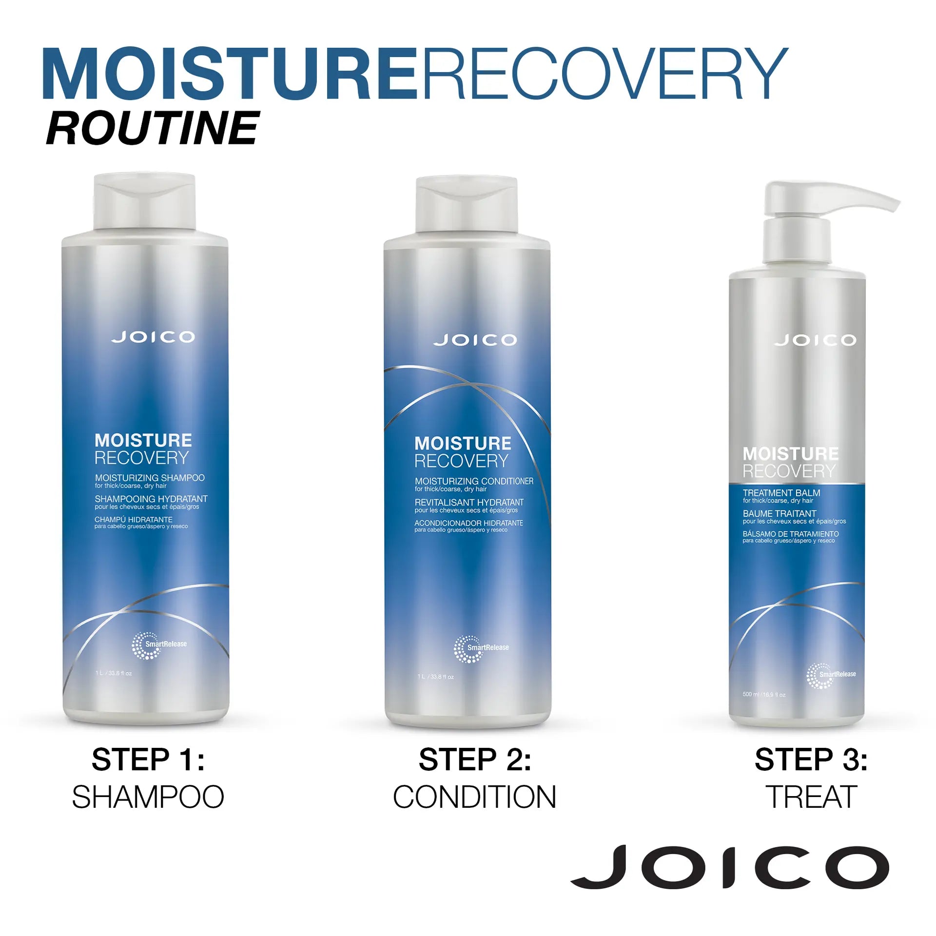 Joico - Moisture Recovery Shampoo 1000ml
