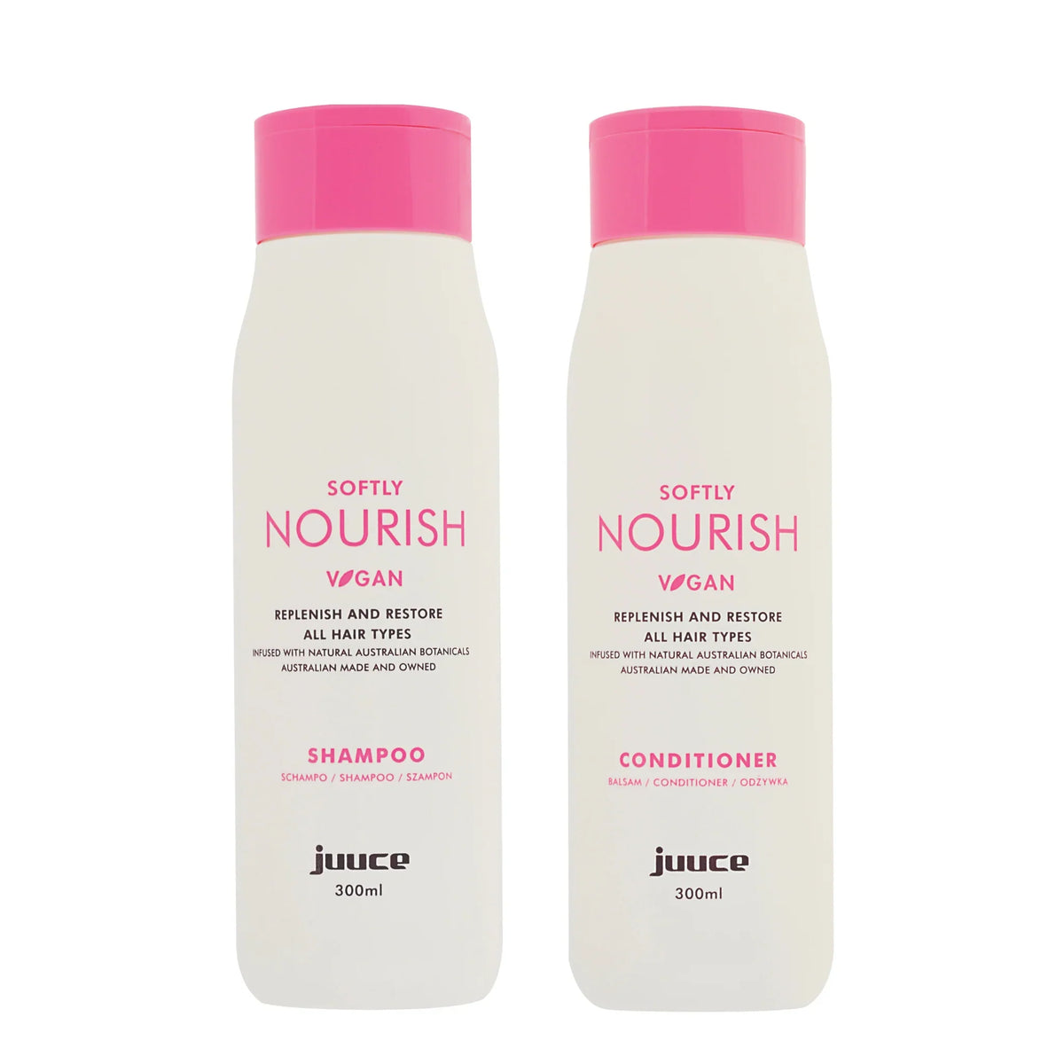 Juuce - Softly Nourish Shampoo & Conditioner Duo Pack - Nexus hair