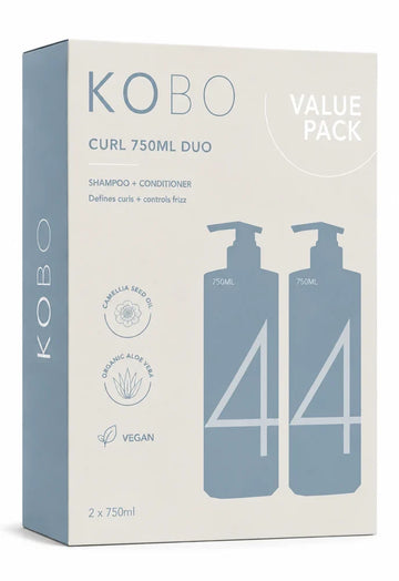 KOBO Professional - Curl Defining Shampoo & Conditioner 750ml Duo Pack