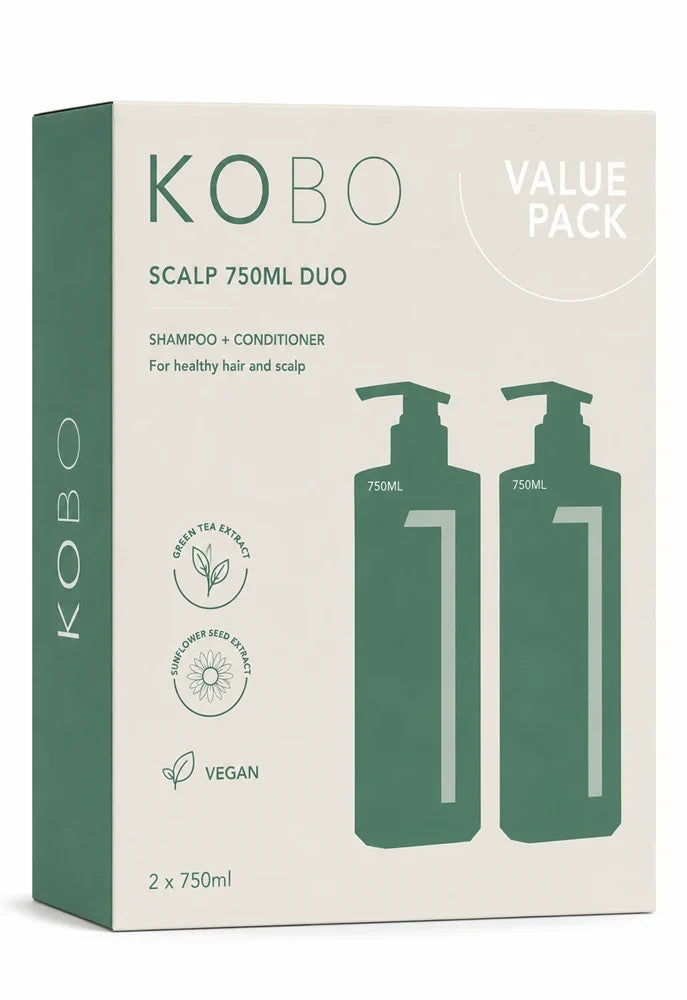 KOBO Professional - Scalp Shampoo & Conditioner 750ml Duo Pack