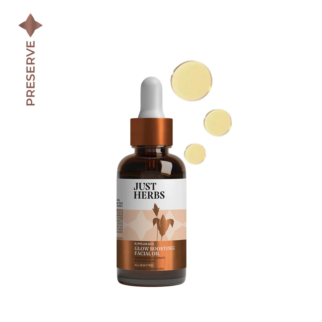 Just Herbs - Kimsukadi Tail: Glow Boosting Facial Oil 30 ml - Nexus hair