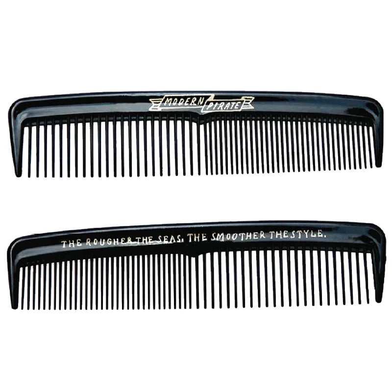 Modern Pirate - Black Pocket Comb