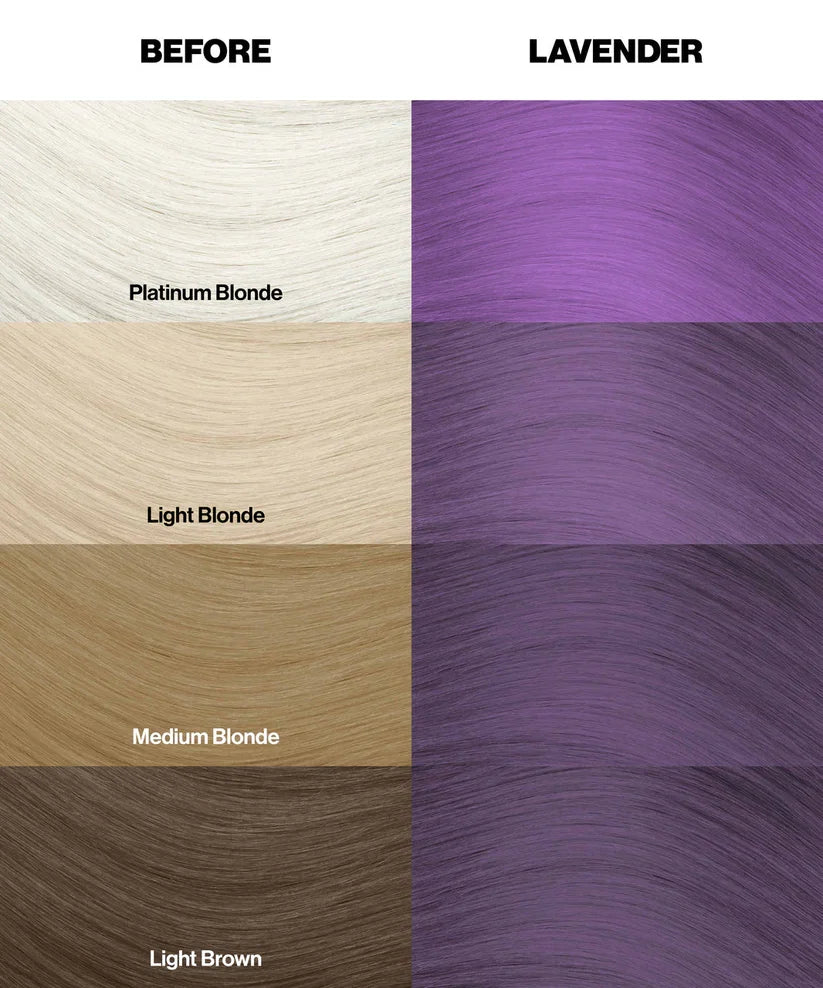 Crazy Color - Semi-Permanent Hair Color Lavender 100ml