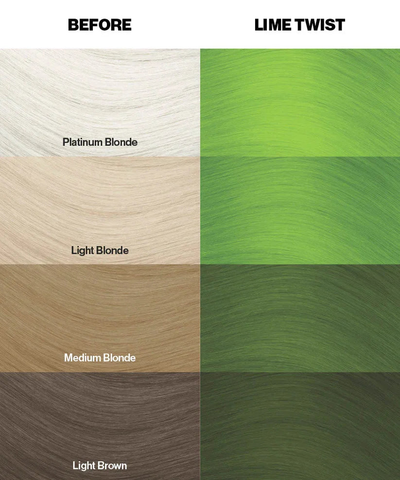 Crazy Color - Semi-Permanent Hair Color Lime Twist 100ml