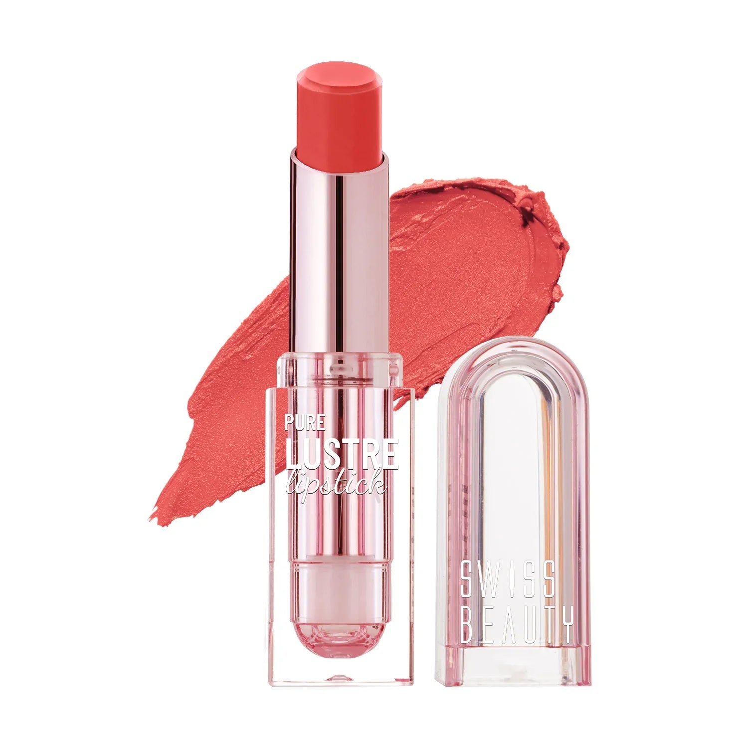 Swiss Beauty - Pure Lustre Lipstick Shade No. 06 Just Peachy