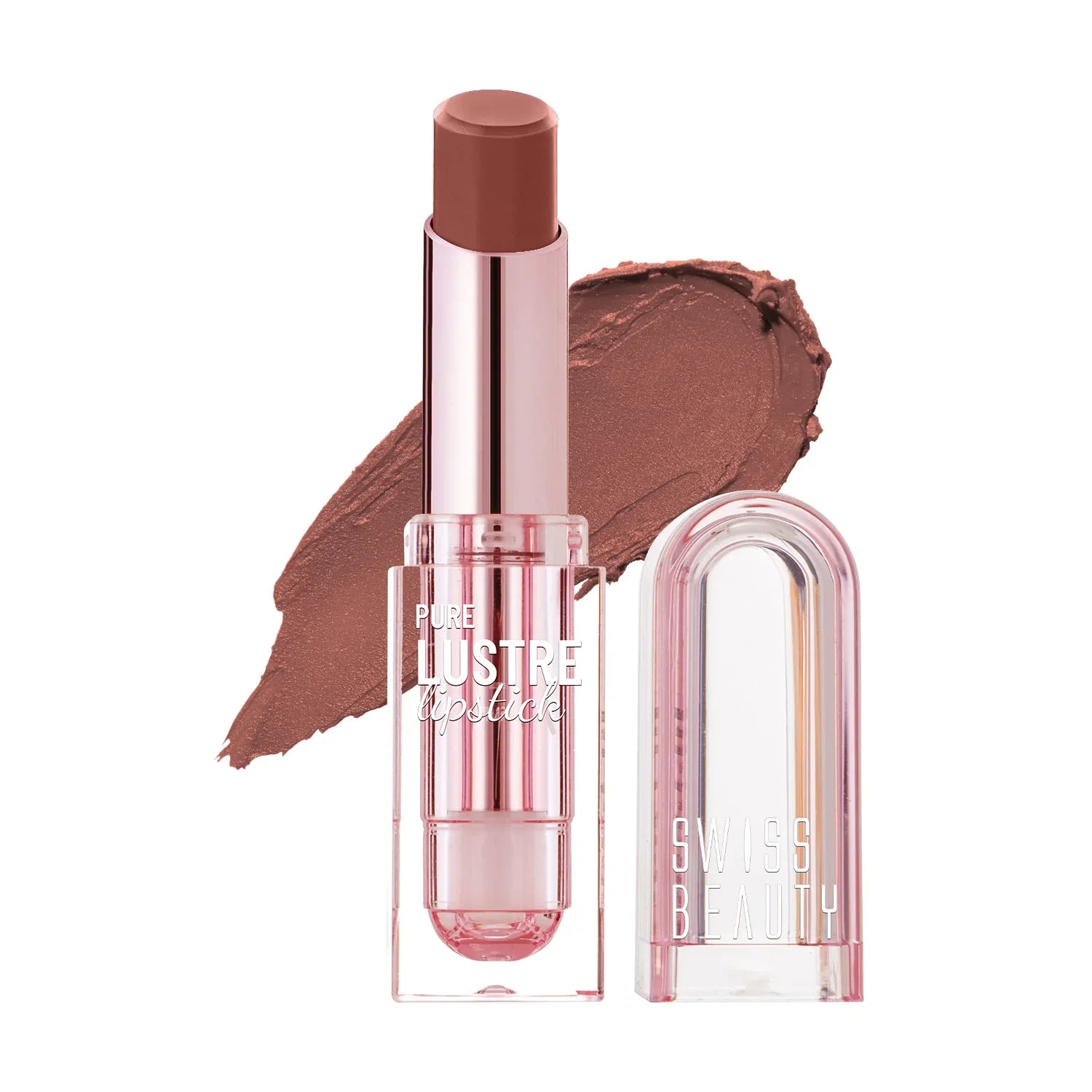 Swiss Beauty - Pure Lustre Lipstick Shade No. 07 Twisted Caramel