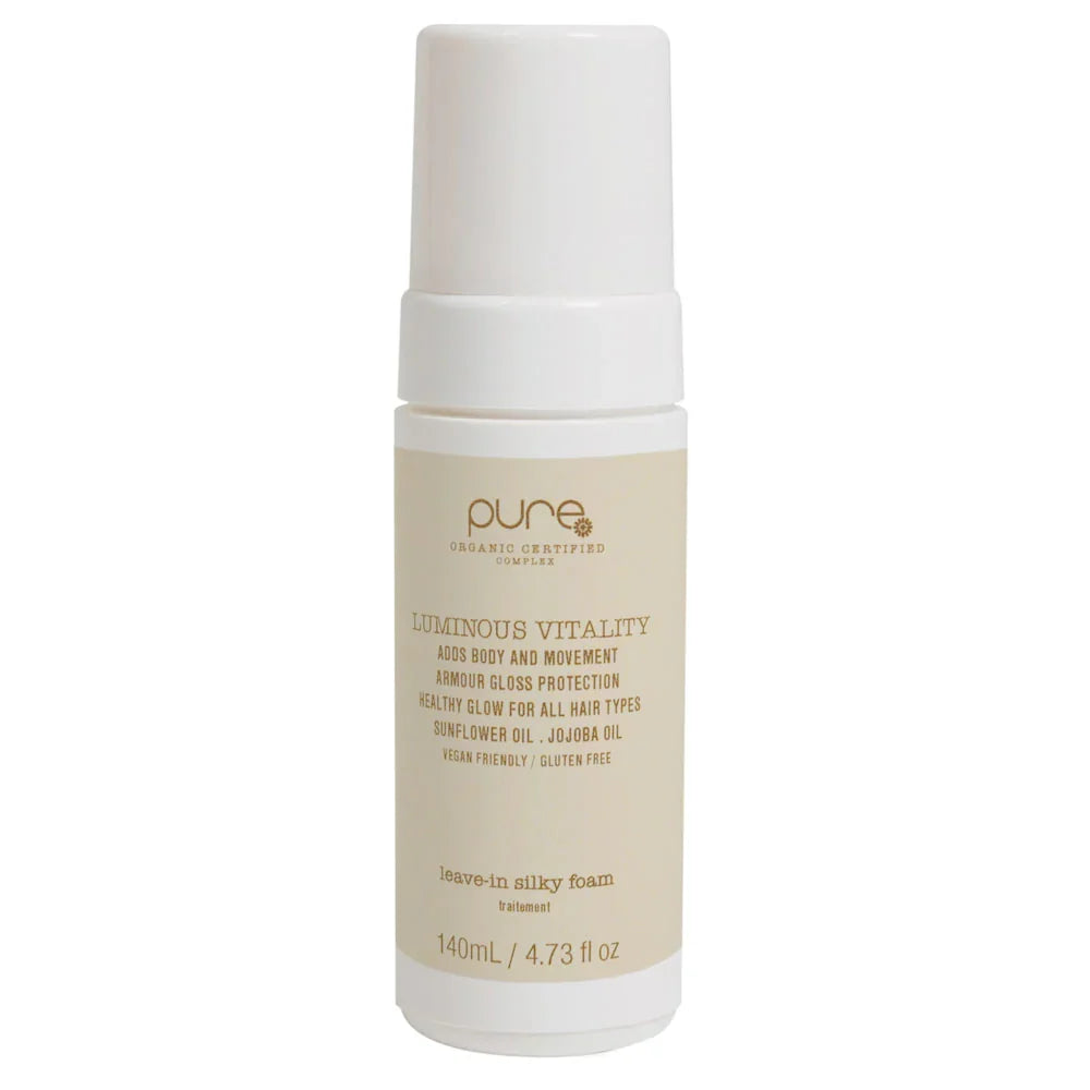 Pure Organic - Lamellar Luminous Vitality Leave-in Silk Foam 140ml