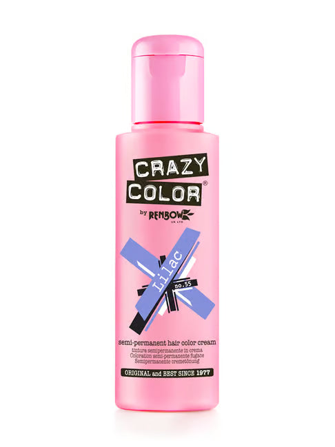 Crazy Color - Semi-Permanent Hair Color Lilac 100ml