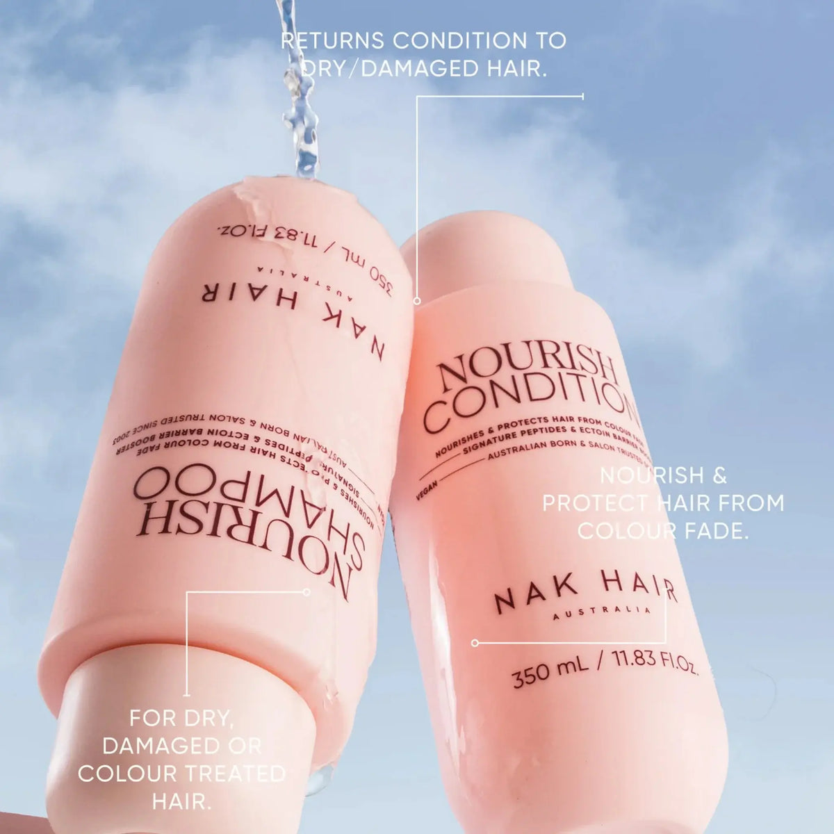 Nak Hair - Signature Nourish 500ml Duo Gift Pack