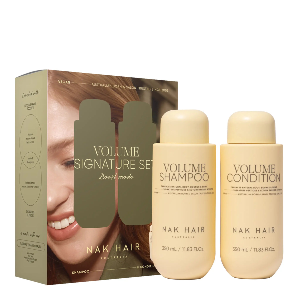Nak Hair - Signature Volume Duo Pack - Volume Shampoo 350ml and Volume Conditioner 350ml Duo Gift Pack