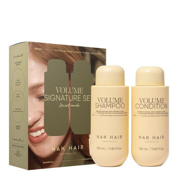 Nak Hair - Signature Volume Duo Pack - Volume Shampoo 350ml and Volume Conditioner 350ml Duo Gift Pack