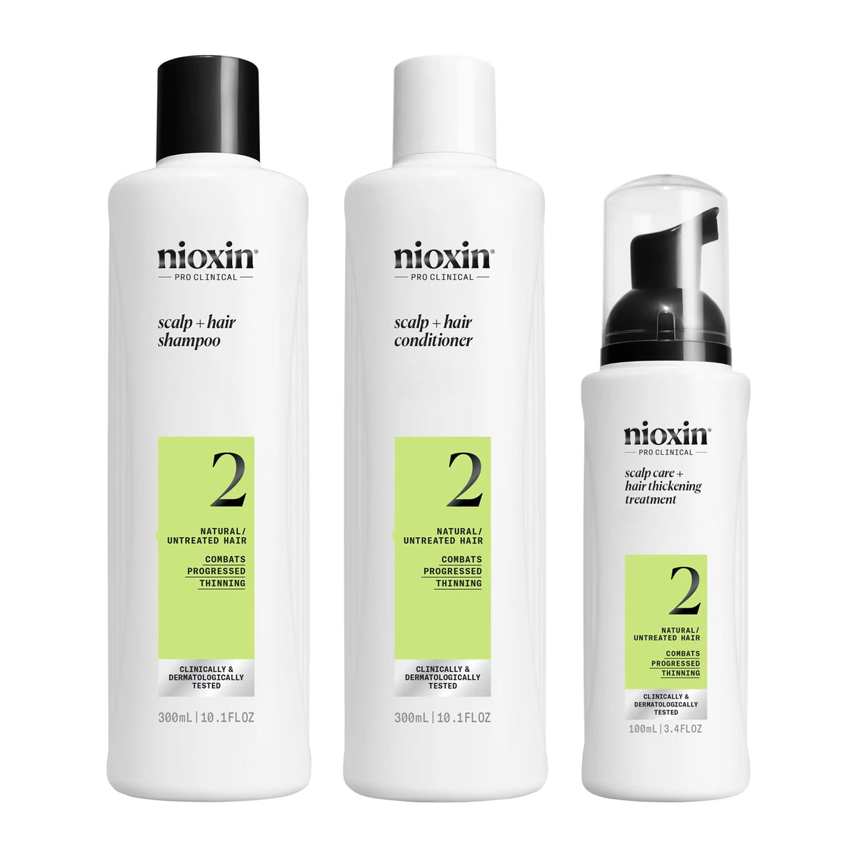 Nioxin Professional Scalp + Hair Thickening System 2 Full Size Kit