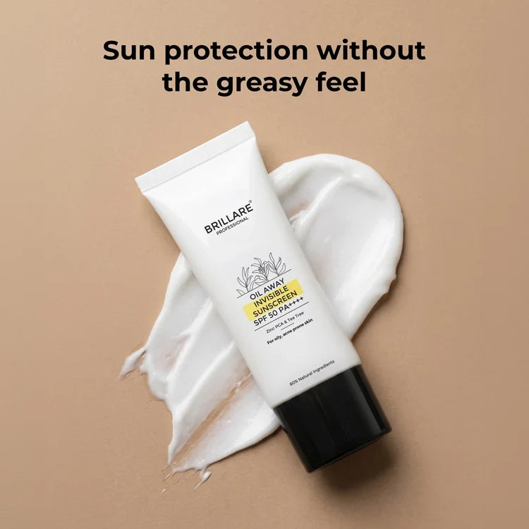Brillare - Oil Away Invisible Sunscreen With SPF50 50g - Nexus hair