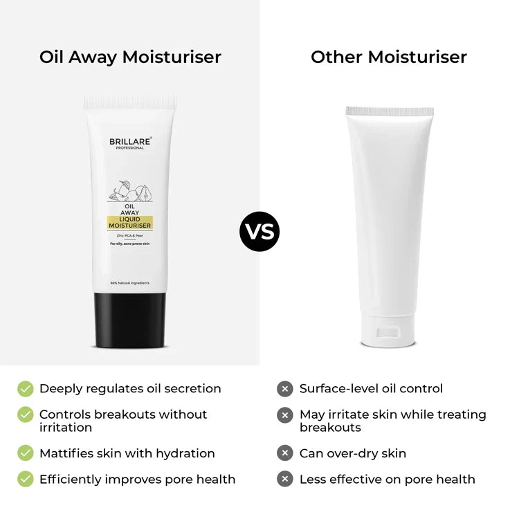 Brillare - Oil Away Moisturiser For Oily, Acne Prone Skin 50ml - Nexus hair