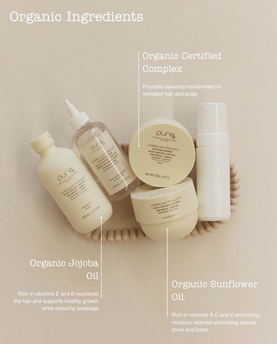 Pure Organic - Lamellar Luminous Vitality Leave-in Silk Foam 140ml