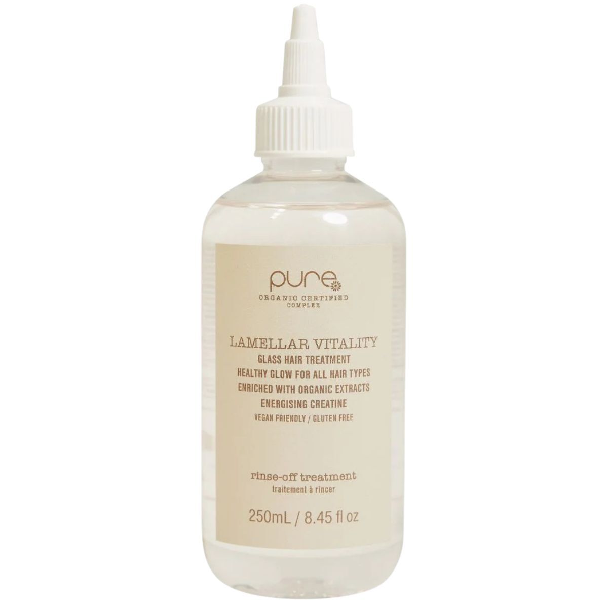 Pure Organic - Lamellar Vitality Glass Hair Rinse Treatment 250ml